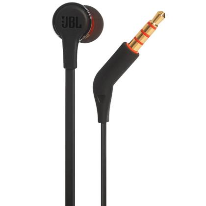 Imagem de Fone de Ouvido JBL Tune 210 Preto com Microfone Controle para Celular Smartphone Android iOS T210