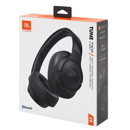 Imagem de Fone de Ouvido JBL Tune 720BT Bluetooth 5.3 Headphone Conexões Multipontos Até 76 Horas de Bateria - Preto