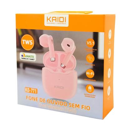 Imagem de Fone de Ouvido Kaidi 771 Bluetooth 5.1 KD-771 TWS Touch 775 5603 5602