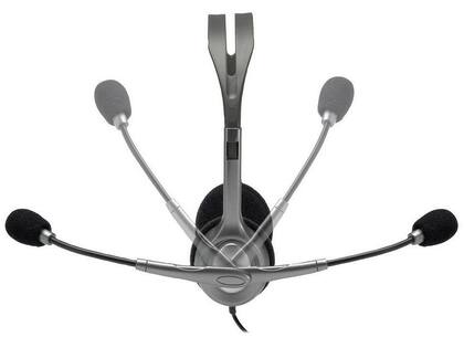 Imagem de Fone de Ouvido Logitech H111 Com Microfone Stereo Preto
