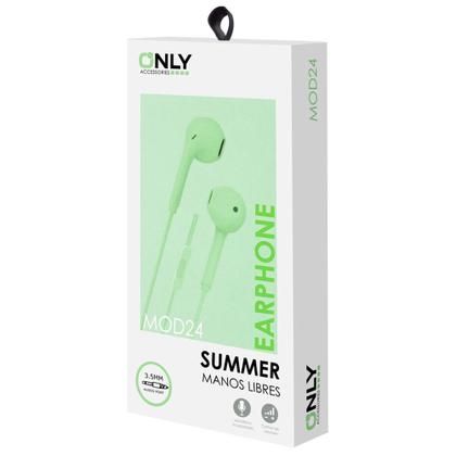 Imagem de Fone de Ouvido Only Summer MOD24 MLI09099 - 3.5MM - com Microfone - Verde