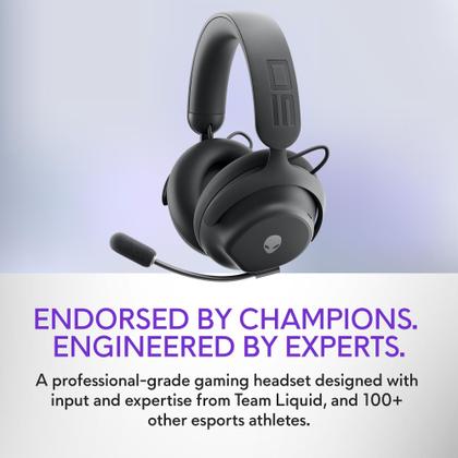Imagem de Fone de ouvido para jogos Alienware Pro Wireless com fio/sem fio Bluetooth
