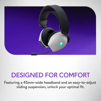 Imagem de Fone de ouvido para jogos Alienware Tri-Mode AW725H Bluetooth 5.3