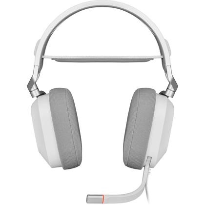 Imagem de Fone de ouvido para jogos Corsair HS80 RGB USB com Dolby Audio 7.1 branco