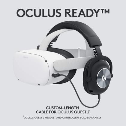 Imagem de Fone de ouvido para jogos Logitech G PRO para Oculus Quest 2 - Oculus Ready