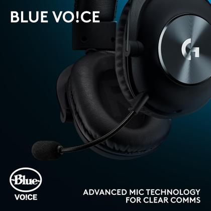 Imagem de Fone de ouvido para jogos Logitech G Pro X SE com fio e Blue VO! Microfone CE