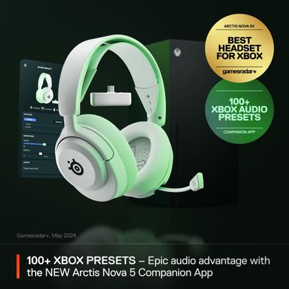 Imagem de Fone de ouvido para jogos SteelSeries Arctis Nova 5X Wireless Branco