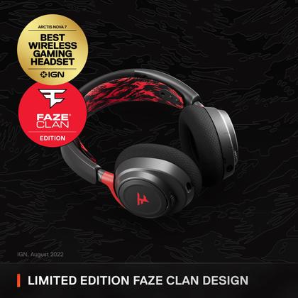 Fone de ouvido para jogos SteelSeries Arctis Nova 7 FaZe Clan