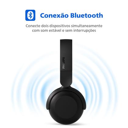 Imagem de Fone de Ouvido Philips Bluetooth Headphone Preto - TAH2209BK/00
