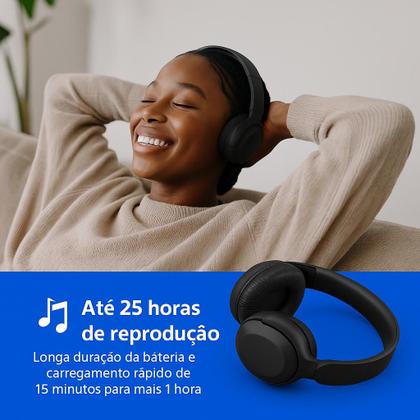 Imagem de Fone de Ouvido Philips Bluetooth TAH2209BK com Bateria 25h Microfone Graves Potentes Modo Gamer Dobravel e Leve Preto Id