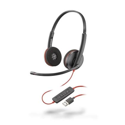 Imagem de Fone de ouvido Plantronics Blackwire C3220 USB com controle em linha