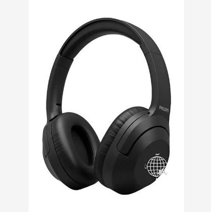 Imagem de Fone De Ouvido Preto Philips TAH2005 Adaptador P10 confortável com microfone preto.