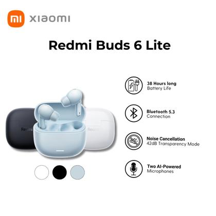 Imagem de Fone de Ouvido Redmi Buds 6 Lite Bluetooth 5.3 Hybrid ANC