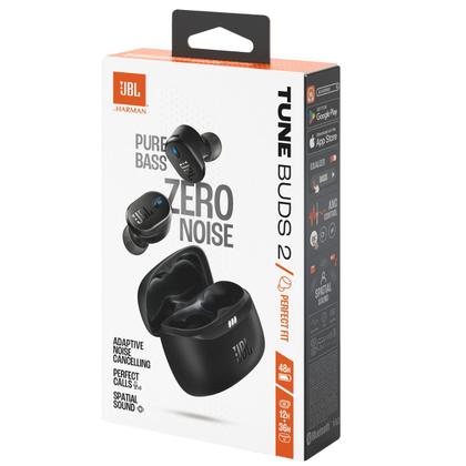 Imagem de Fone de Ouvido s/Fio Bluetooth JBL Tune Buds 2 Original Preto