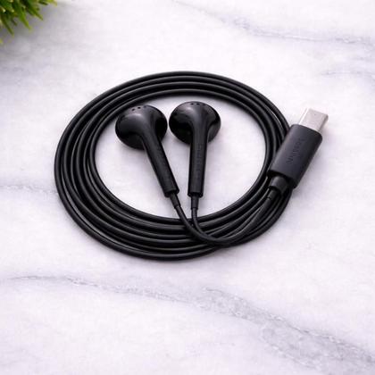 Imagem de Fone de Ouvido Samsung Tipo C Original Premium USBC com Fio Áudio HD Estéreo Microfone Controle de Volume HS330C CORPRETO
