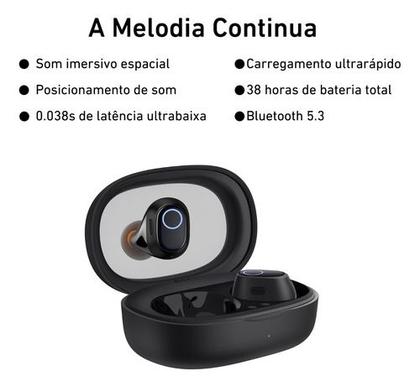 Imagem de Fone De Ouvido Sem Fio Baseus Bowie Wm03 Tws Bluetooth 5.3 Cor