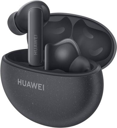 Imagem de Fone de ouvido sem fio bluetooth 5.2, FreeBuds 5i huawei ( Preto Fosco )  ANC, IP54, Versão Global