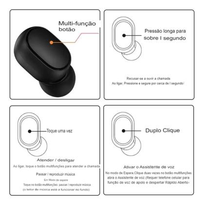 Imagem de Fone de ouvido sem fio bluetooth 5.3