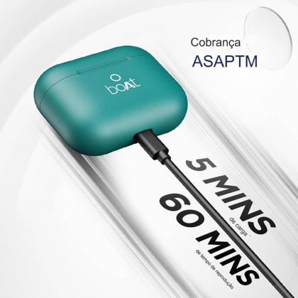 Imagem de Fone de Ouvido Sem Fio Bluetooth Airdopes Alpha boAt