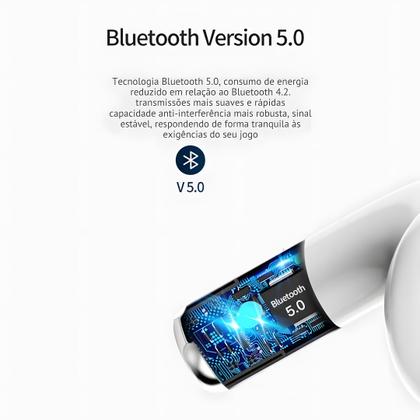 Imagem de Fone de Ouvido Sem Fio Bluetooth AirPro 2 com Estojo de Carregamento Som Imersivo e Conforto Premium