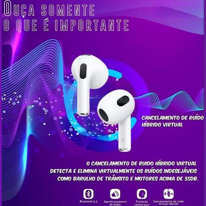 Imagem de Fone De Ouvido Sem Fio Bluetooth compatível IPhone 12 13 14 14 pro Max / 15 16 Todos Modelos IPhone