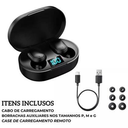 Imagem de Fone de ouvido sem fio Bluetooth E6s TWS Para Celular Notebook