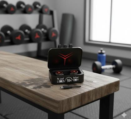 Imagem de Fone De Ouvido Sem Fio Bluetooth F9-5 Touch Display Led