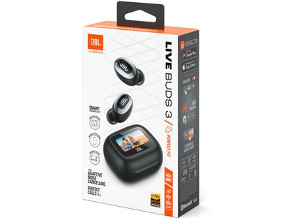 Imagem de Fone de Ouvido Sem Fio Bluetooth JBL Live Buds 3 JBLLIVEBUDS3BLK Preto