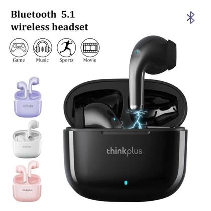 Imagem de Fone de Ouvido Sem Fio Bluetooth Lenovo LP40 Pro Preto