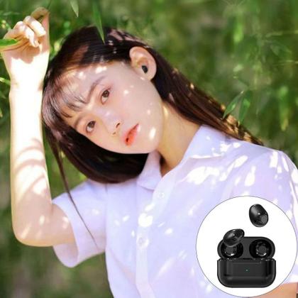 Imagem de Fone De Ouvido Sem Fio Bluetooth Pro 4s+ Com Microfone Mini Quase Invisivel Cancelamento de Ruido
