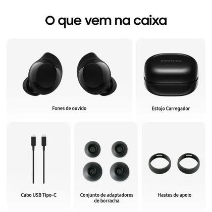 Imagem de Fone de Ouvido Sem Fio Bluetooth Samsung Buds Core com Microfone Cancelamento de Ruído True Wireless Preto