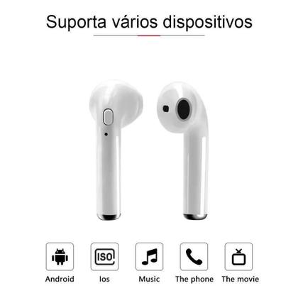 Imagem de Fone de Ouvido Sem Fio Bluetooth TWS com Controle Touch Smartwatch Y8 Conectividade e Estilo em Um Só Pacote