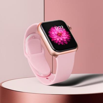 Imagem de Fone de Ouvido Sem Fio Bluetooth TWS com Controle Touch Smartwatch Y8 Conectividade e Estilo em Um Só Pacote