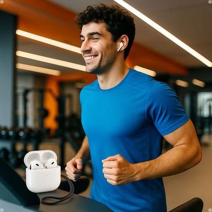 Imagem de Fone De Ouvido Sem Fio Bluetooth Tws Inear Agold Tecnologia Bluetooth 5.4 para conexão rápida e estável com estojo de carregamento