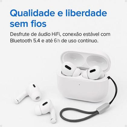 Imagem de Fone De Ouvido Sem Fio Bluetooth Tws Inear Agold Tecnologia Bluetooth 5.4 para conexão rápida e estável com estojo de carregamento