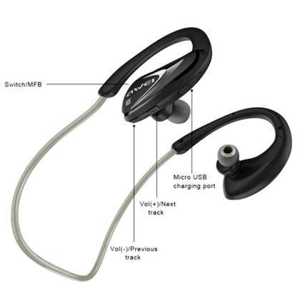 Imagem de Fone de Ouvido Sem Fio Bluetooth Wireless Sport Awei A880 BL