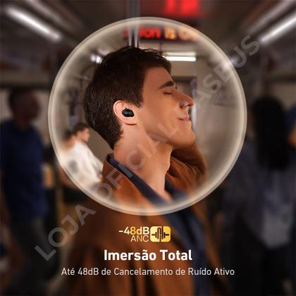 Imagem de Fone de Ouvido Sem Fio com cancelamento de ruído Baseus Bowie MA10  ANC Híbrido  140h de Bateria Bluetooth
