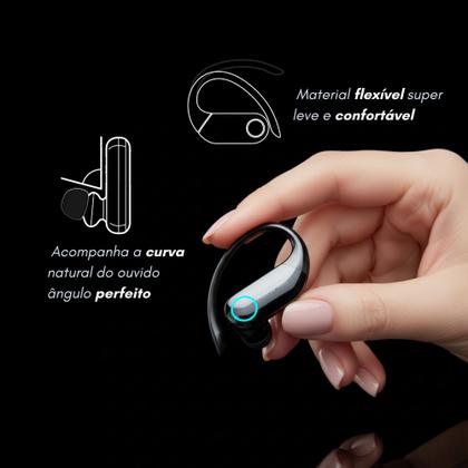 Imagem de Fone de Ouvido Sem Fio Esportivo Bluetooth Compatível em xt80 Android iOS Windows