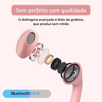 Imagem de Fone De Ouvido Sem Fio I12 Tws Bluetooth Rosa