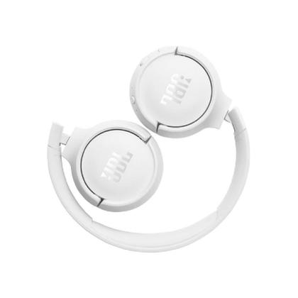 Imagem de Fone de Ouvido Sem Fio JBL Tune 520BT, Bluetooth, com Microfone, Branco - JBLT520BTWHT