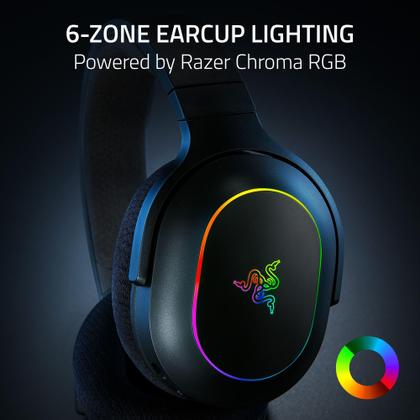 Fone de Ouvido Sem Fio para Jogos Razer Barracuda X Chroma - Preto
