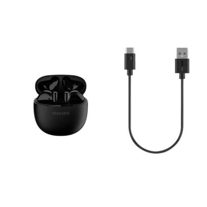 Imagem de Fone De Ouvido Sem Fio Philips Bluetooth Preto Tat1139bk 00