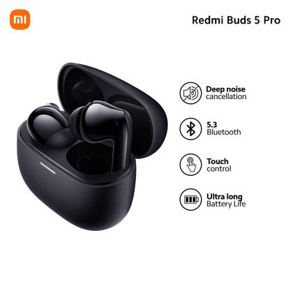 Fone de Ouvido sem fio Redmi Buds 5 Pro Bluetooth 5.3 Branco