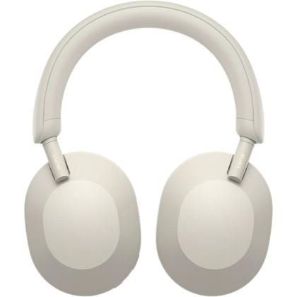 Fone de Ouvido Sony WH-1000XM5 - com Microfone - Prata - Fone de