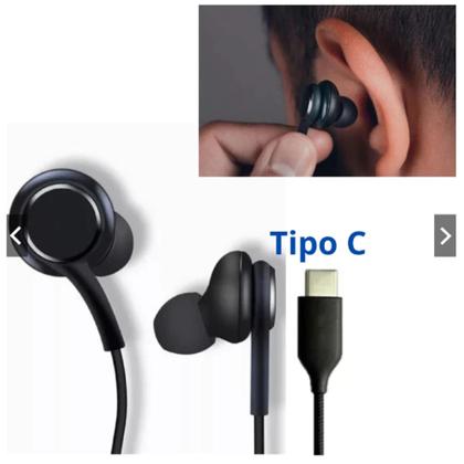 Imagem de Fone De Ouvido Tipo C Cabo Resistente Compatível Samsung Galaxy M15,A15,A36,M54,A55,S21,S22,S23,S24