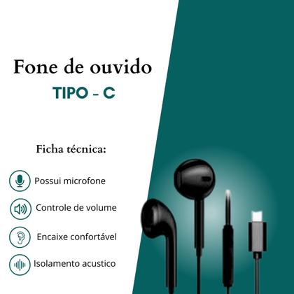 Imagem de Fone de ouvido tipo-c para Samsung A35 A55 A16 A26 A36 A56