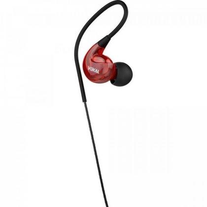 Imagem de Fone de Ouvido Vokal E40 In Ear Vermelho