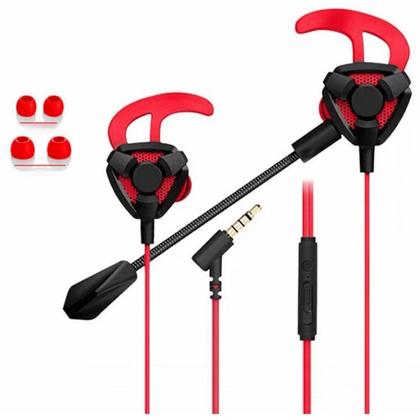 Imagem de Fone Gamer Headset L26 para Celular Ps5 Ps4 com Microfone Vermelho