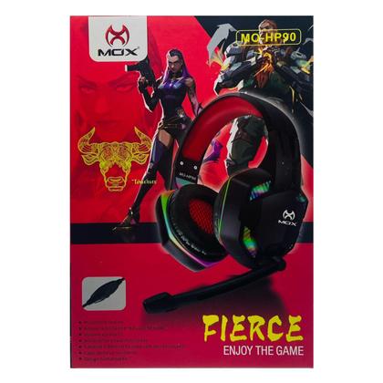 Imagem de Fone Headset Gamer Com Fio Conector P3 USB Mox HP-90