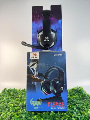 Imagem de Fone Headset Gamer Com Fio Conector P3 USB Mox HP-90